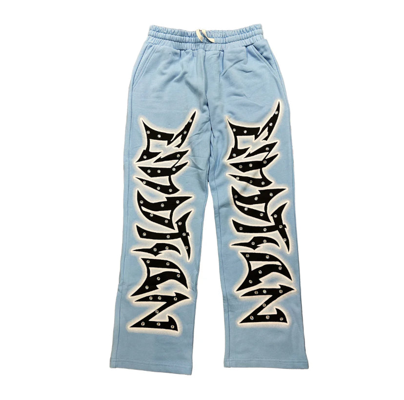 Mixed Emotion “GRAFFITI” Rhinestone Set Blue