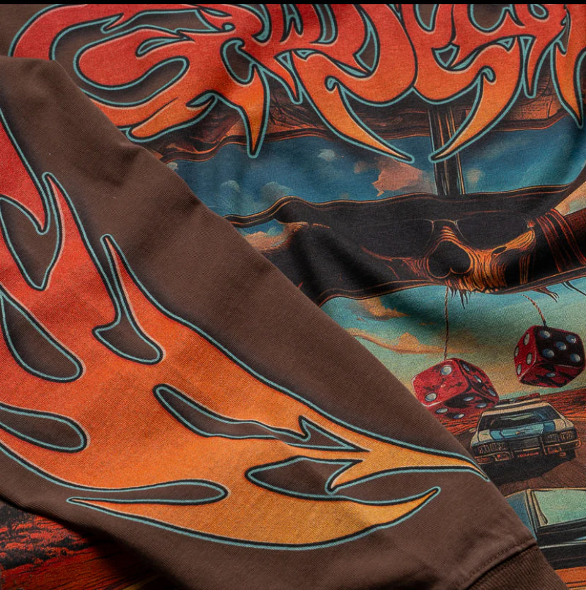 Godspeed “On the Run” L/S Tee- Mocha