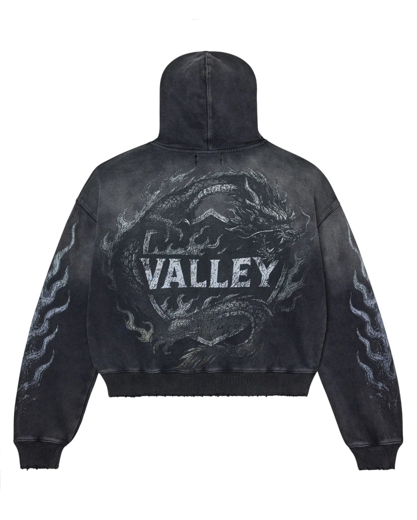 Valley Dreams “Black Serpent” Pullover- Black