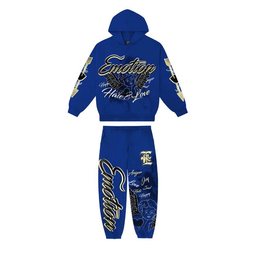 Mixed Emotion “CLOUD” Blue Sweatsuit