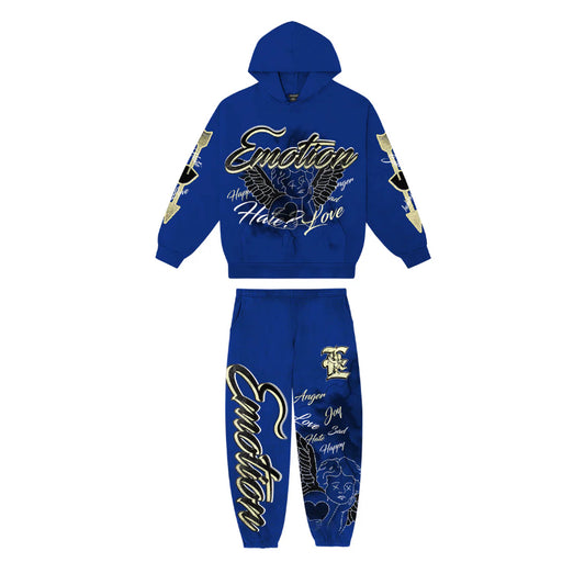 Mixed Emotion “CLOUD” Blue Sweatsuit