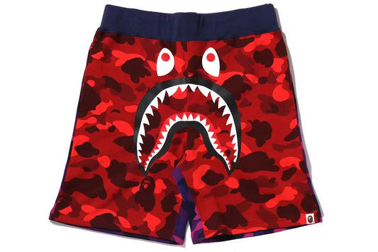 Bape “CRAZY CAMO” Shark Sweatshorts