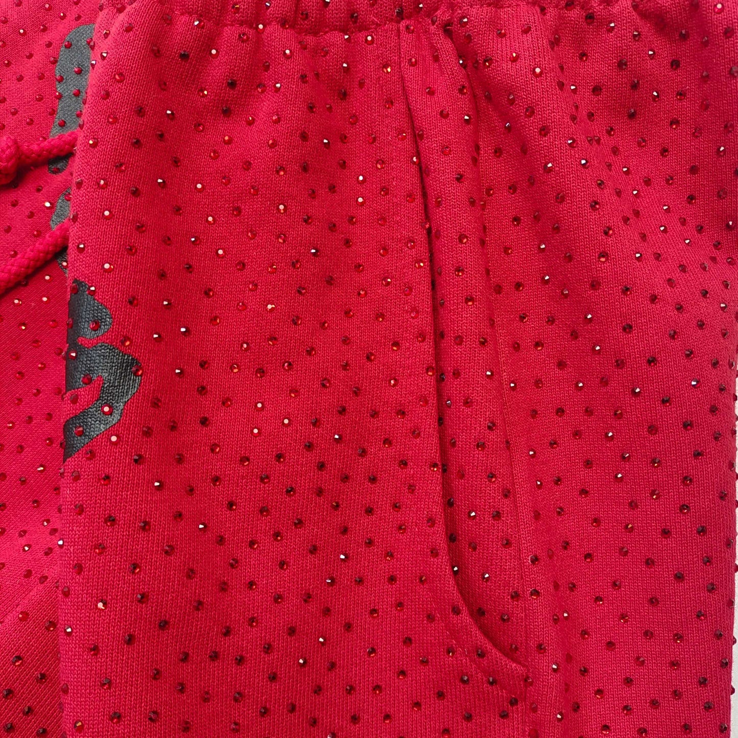 Sp5der “VVS” Hoodie/Pants Set- Red