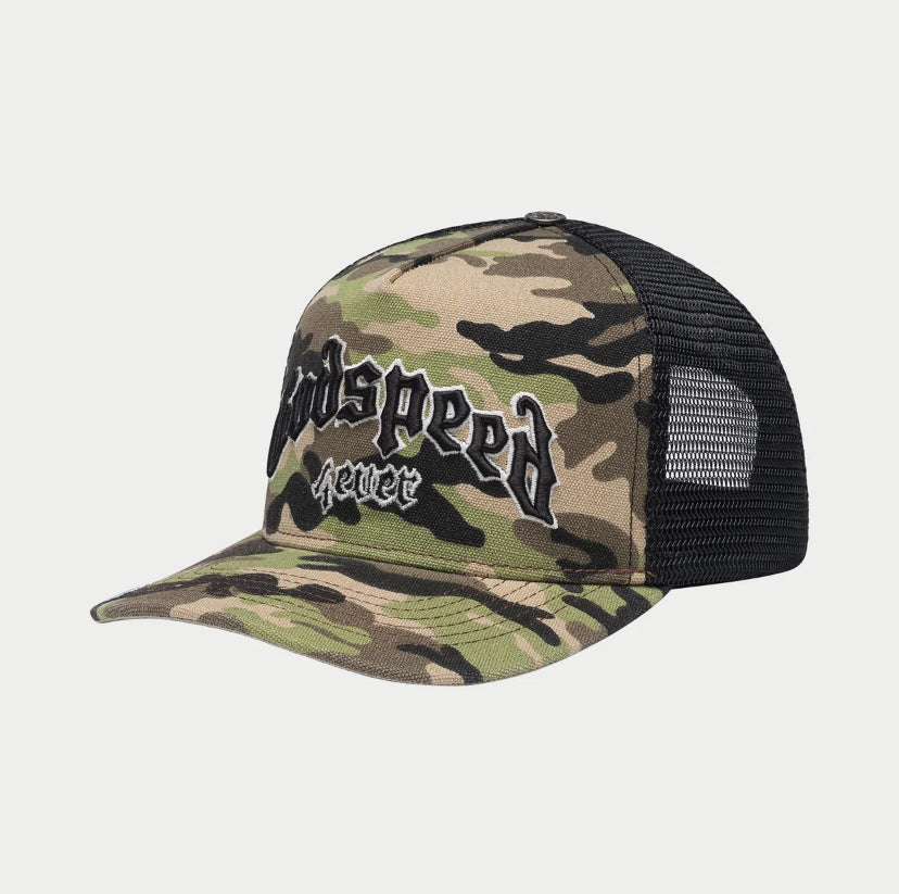 Godspeed FOREVER TRUCKER HAT (Camo)