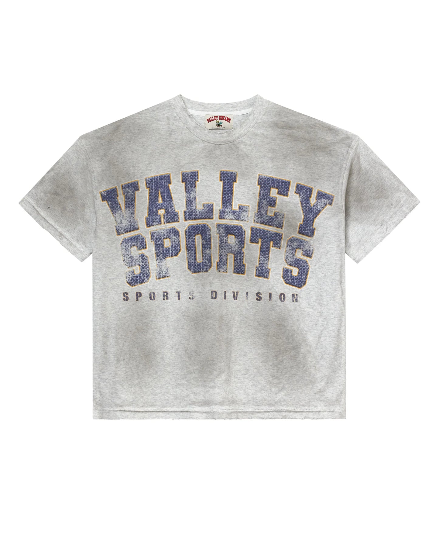 Vally Dreams “Sports Division” Tee- Gym Grey