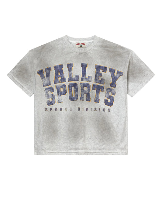Vally Dreams “Sports Division” Tee- Gym Grey