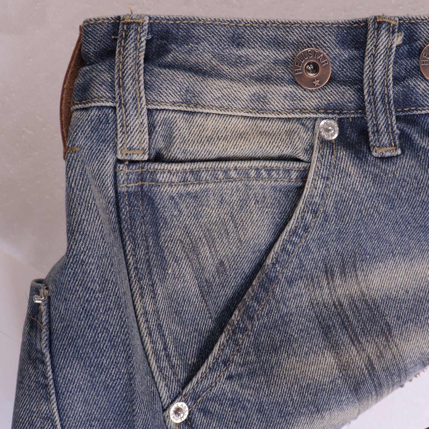 Hellstar Studded Jeans- Shorts
