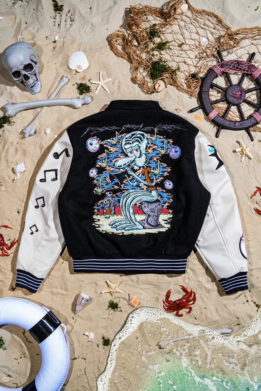 Civil Regime “SBS” Letterman Jacket Squidward
