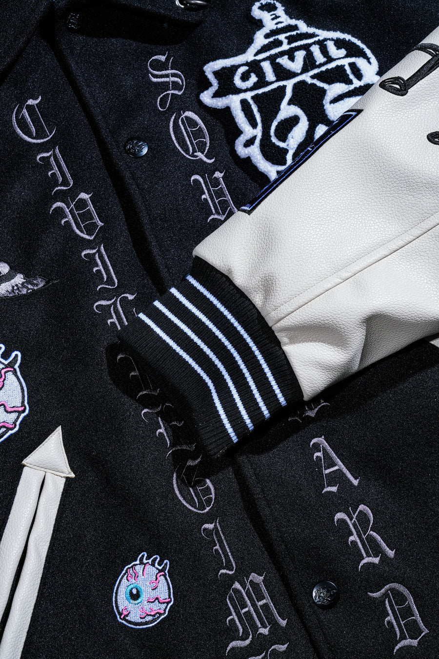 Civil Regime “SBS” Letterman Jacket Squidward