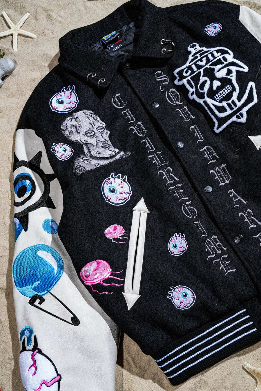 Civil Regime “SBS” Letterman Jacket Squidward