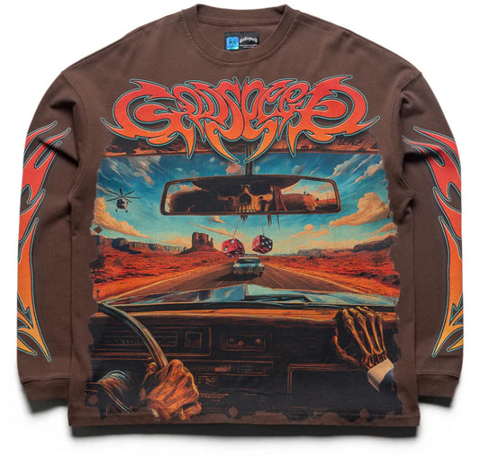 Godspeed “On the Run” L/S Tee- Mocha
