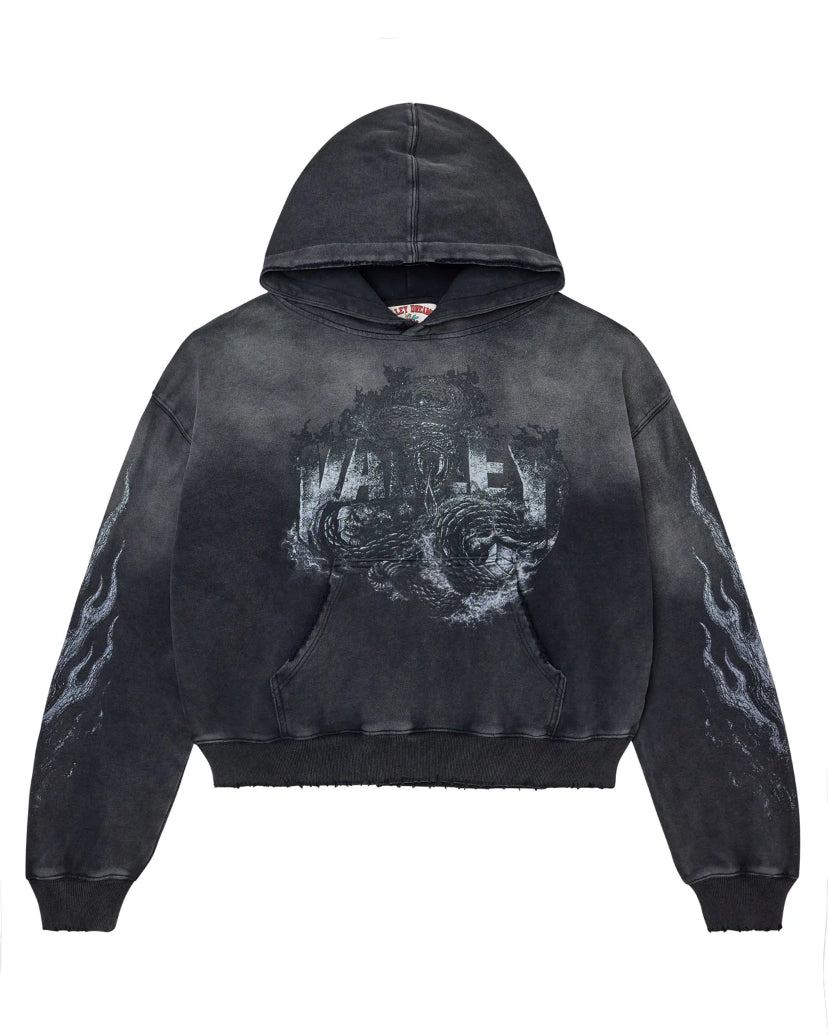 Valley Dreams “Black Serpent” Pullover- Black