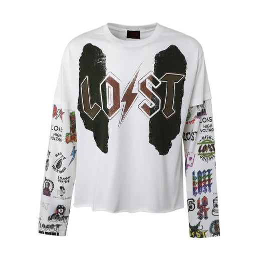 Lost Intricacy “Logos” Long Sleeve- Kids