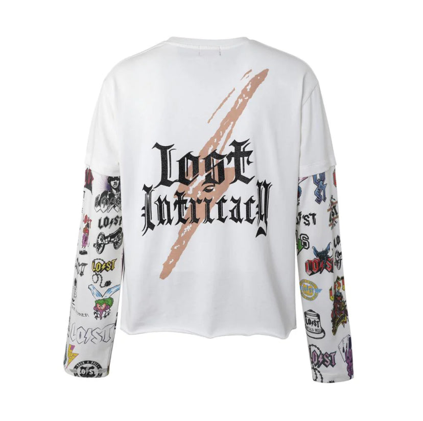 Lost Intricacy “Logos” Long Sleeve- Kids
