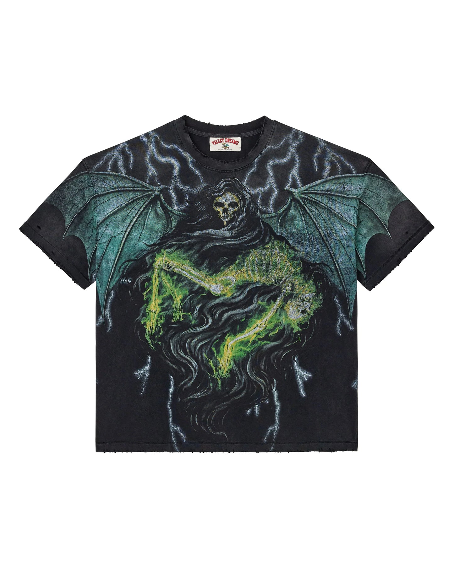 Valley Dreams “Grim Big Tee”- Black